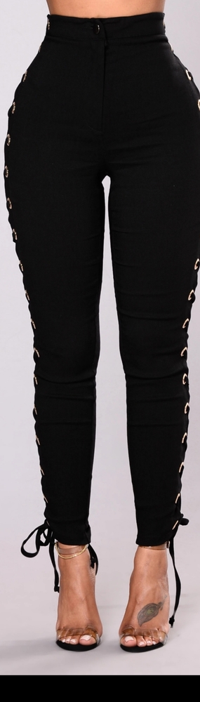 Open side pants